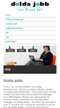 Mobile Screenshot of doldajobb.se